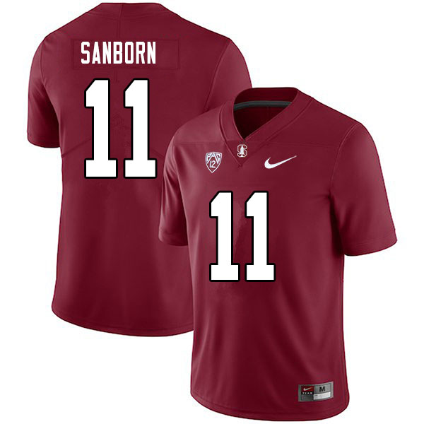 Men #11 Ryan Sanborn Stanford Cardinal College Football Jerseys Sale-Cardinal - Click Image to Close